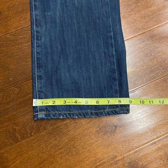 Ecko Unltd. Vintage Y2K Straight Leg Distressed Denim Blue Jeans Size 38 x 32 - Picture 9 of 10